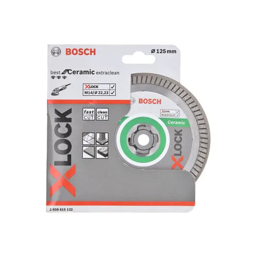 Diamantkapskiva X-Lock Ceramic Extra Clean 125 mm