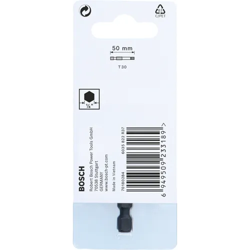 Bits Torx 50 mm Impact Control T30