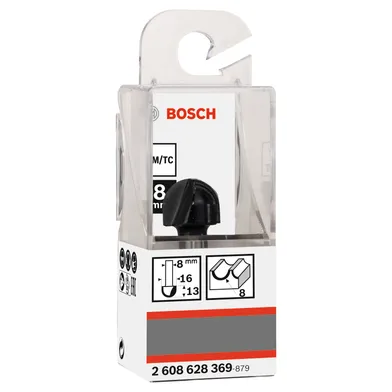 Hålkälsfräs HM Radie 8 mm