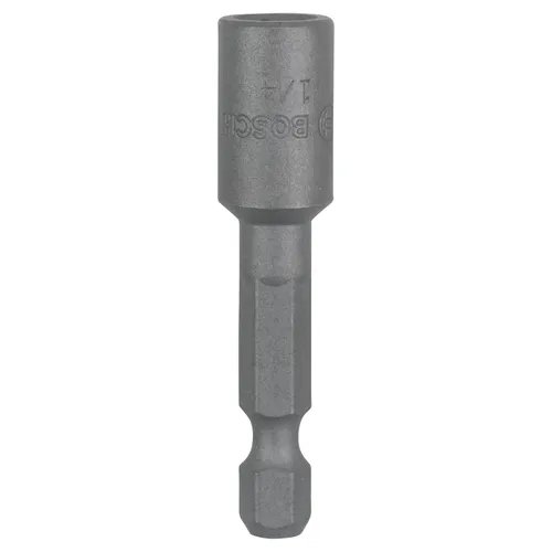 Sexkantshylsa m. magnet 1/4-tum