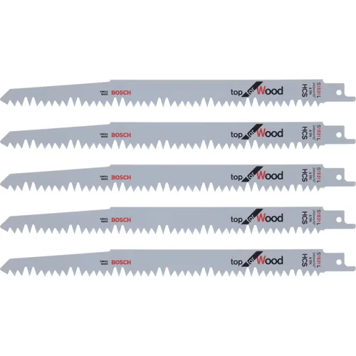 Tigersågblad S 1531 L Trä 240 mm, 5-pack
