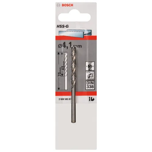 Metallborr HSS-G 4,1x75 mm, 1-pack