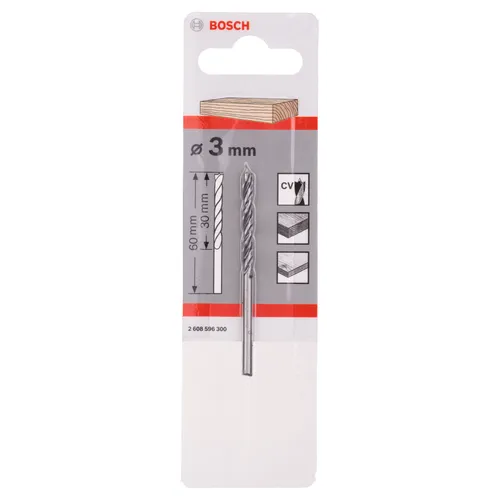 Träspiralborr standard 3x33/61 mm, 1-pack