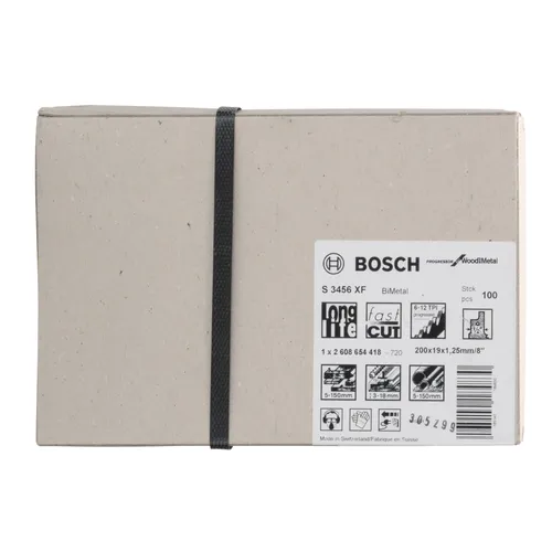 Tigersågblad S 3456 XF Trä/Metall 200 mm, 100-pack