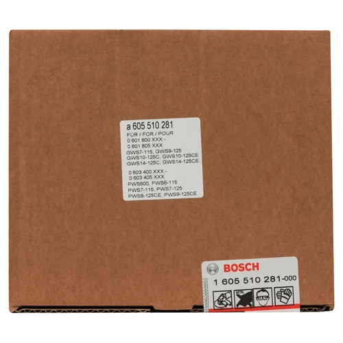 Dammutsugningsskydd för slipning Ø 125 mm