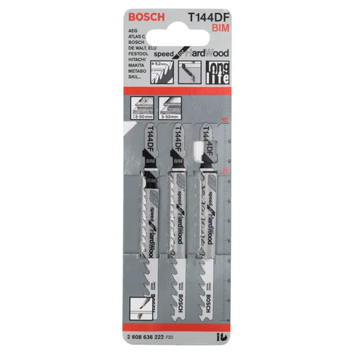 Sticksågsblad T 144 DF Speed Trä 100 mm, 3-pack