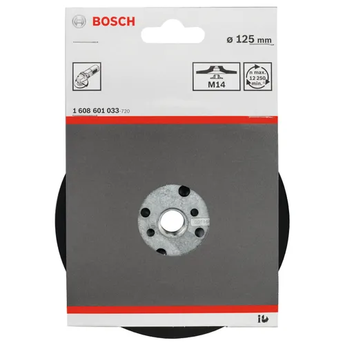 Gummitallrik För Fiberslip Ø 125 mm, M14