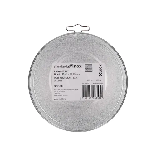 Kapskiva X-Lock Standard Inox 125 mm