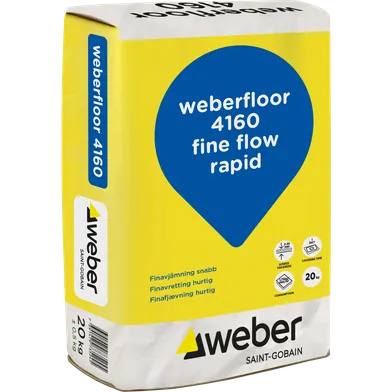 Avjämningsmassa Floor 4160 Fine flow rapid 25 kg