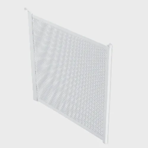 Avdelare för meshback, Vit 180 mm