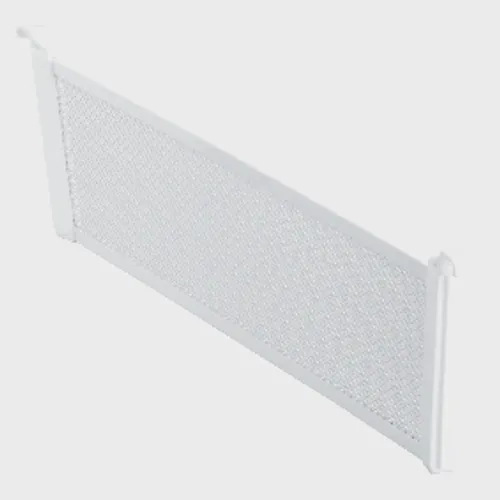 Avdelare för meshback, Vit 80 mm