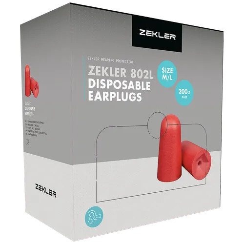 Hörselpropp Zekler 802 L 200-pack