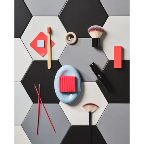 Hexagon Grigio Medio