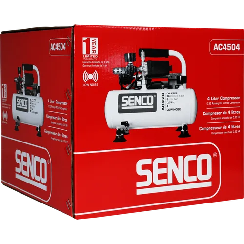 Kompressor AC4504 Low Noise 8 Bar, Oljefri