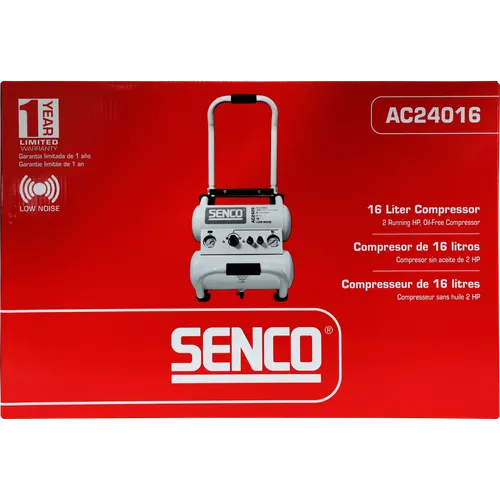 Kompressor AC24016 Low Noise 9 Bar, Oljefri