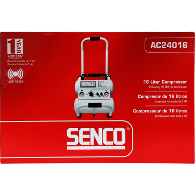 Kompressor AC24016 Low Noise 9 Bar, Oljefri