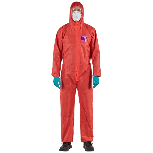 Korttidsoverall Microgard 1500 Röd Strl. L