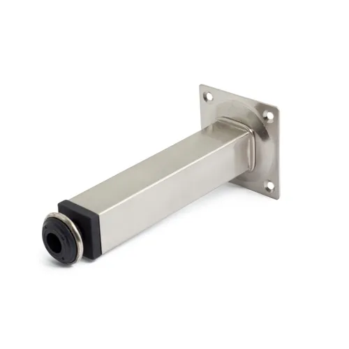 Bordsben 611 25x25x150 mm, Matt nickel