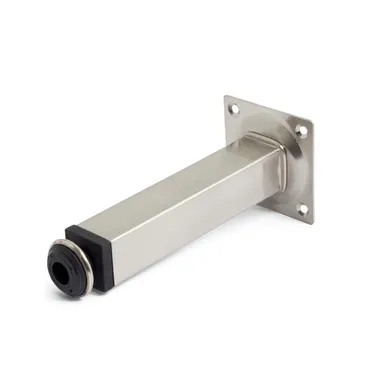 Bordsben 611 25x25x150 mm, Matt nickel