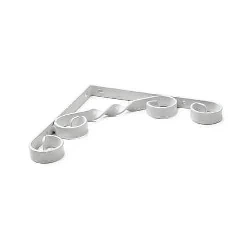 Konsol 4 smide 150x150 mm, Vit