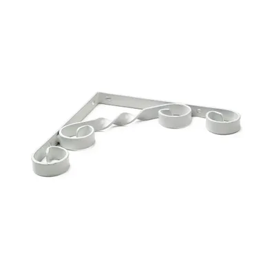 Konsol 4 smide 150x150 mm, Vit