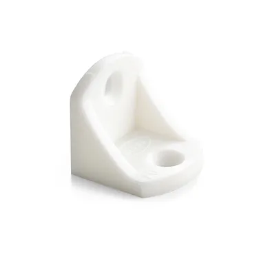 Möbelvinkel plast 22x22 mm, Vit, 4-pack