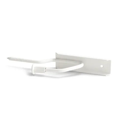 Fönsterbänkskonsol m. stödskruv, höjer 20 mm 120 mm, Vit