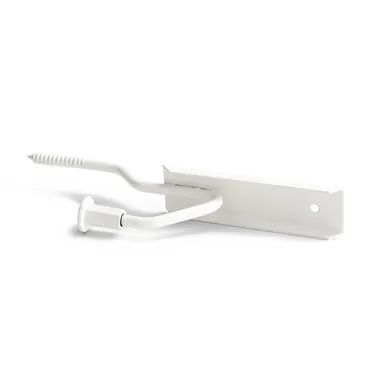 Fönsterbänkskonsol m. stödskruv, sänker 20 mm 140 mm, Vit