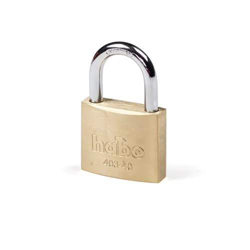 Hänglås 403 Mässing 40x6 mm, CC 24 mm
