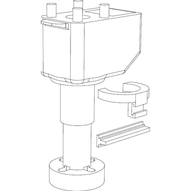 Sockelben 166 mm 4-pack