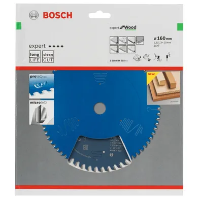 Cirkelsågklinga Expert Trä 160/20 mm, 48T