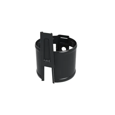 Svep med kil till stenvägg 90 mm, Svart