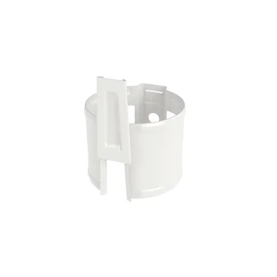 Svep med kil till stenvägg 90 mm, Vit