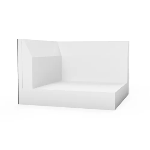 Siroc L-element hörn JP200 m. fibercementskiva H400x600x600 mm