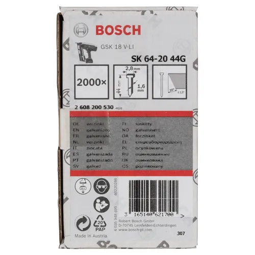 Dyckert 16GA 20° FZB bandad 1,6x44 mm, 2000 st/frp