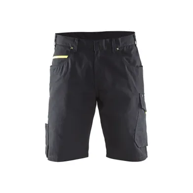 Serviceshorts, Svart/Gul Strl. C50