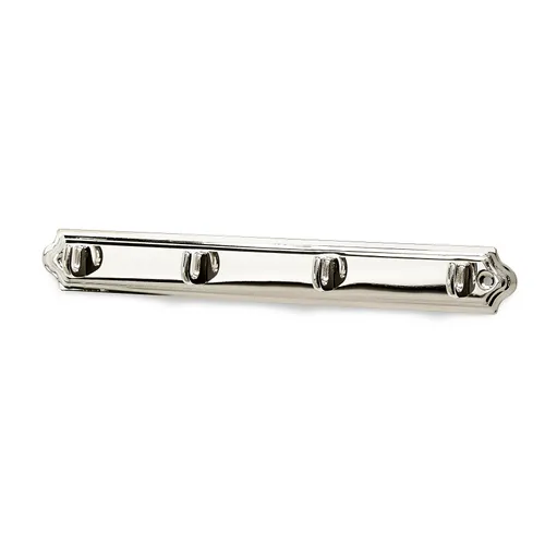 Handdukshängare 124 Nickel 236 mm, 4 krokar