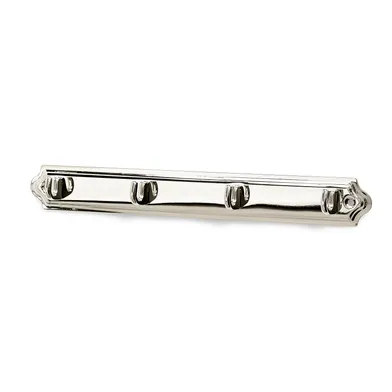 Handdukshängare 124 Nickel 236 mm, 4 krokar