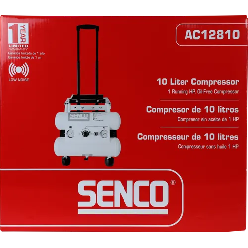 Kompressor AC12810 Low Noise 9 Bar, Oljerfri