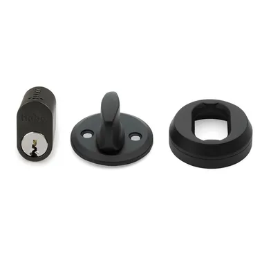Cylinderlåssats 42 Svart