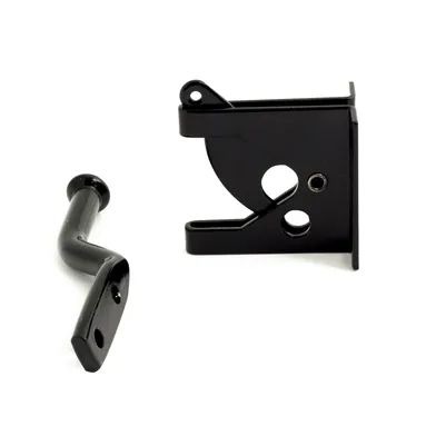 Grindklinka Låsbar Svart