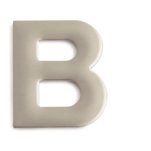 Bokstav B, Självhäftande Rostfri