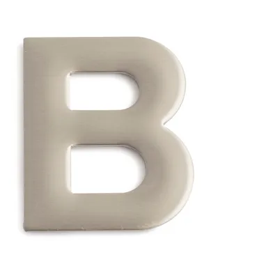 Bokstav B, Självhäftande Rostfri