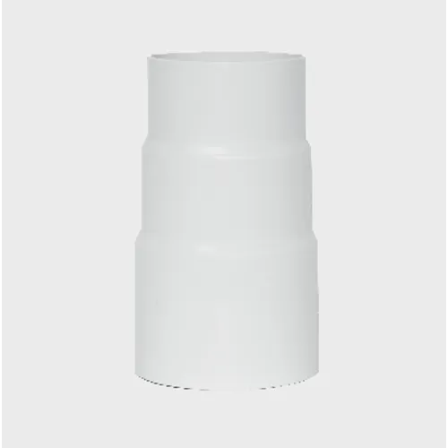 Övergång t. utkastare 68/75/80/90 mm, Vit