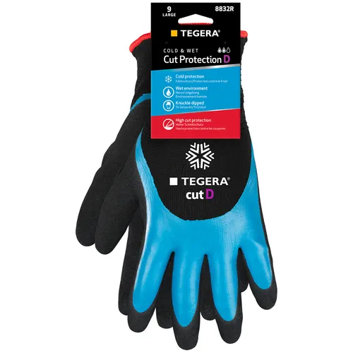 Skärskyddshandske 8832R Varmfodrad - 3/4 doppad Strl. 9