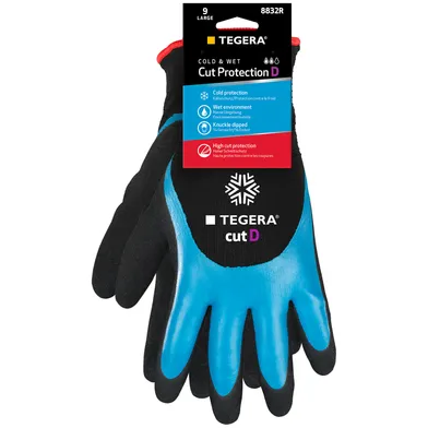 Skärskyddshandske 8832R Varmfodrad - 3/4 doppad Strl. 9