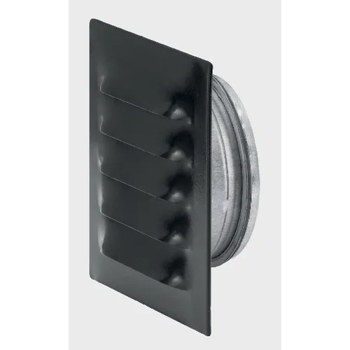 Galler med stos, Metall Ø 80 mm, Svart, 165x165 mm