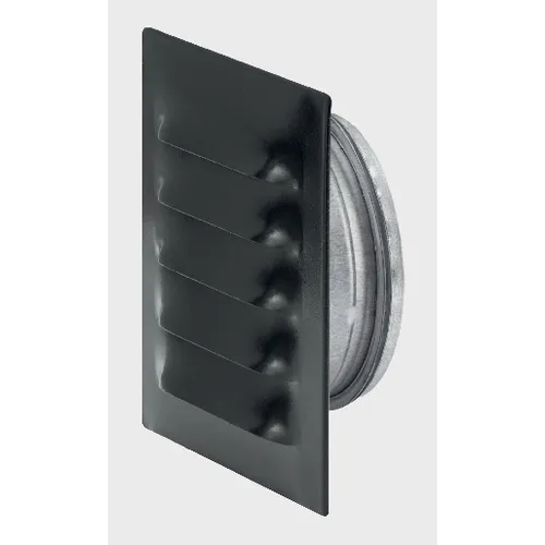 Galler med stos, Metall Ø 125 mm, Svart, 165x165 mm