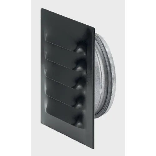 Galler med stos, Metall Ø 100 mm, Svart, 145x145 mm