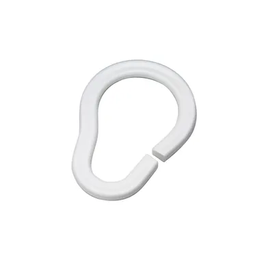 Duschdraperiring Vit